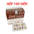 Viên kẽm zinc gluconate, vitamin C, B, PP giúp tăng cường sức đề kháng, tăng cường sức khỏe - Hộp 100 viên. 