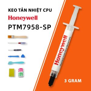 Keo tản nhiệt CPU Honeywell PTM7950-SP / PTM7958-SP 1gram 3gram chuyên dụng cho CPU GPU Máy tính Laptop
