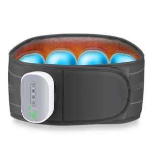 Heated Waist Belt Cordless Airbag Decompression Lumbar Waist Support Belt 4 Heat 40-55°C ℃ Portable Lumbar Support Lumbar Massager