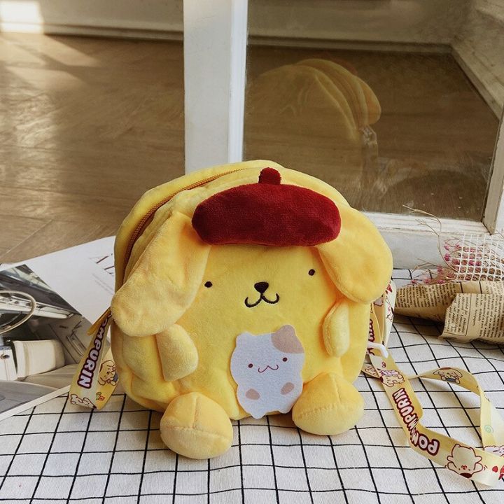 Sanrio My Melody kuromi Yulin dog Anime Kawaii Plush Bag Shoulder Bags Hand bag Messenger Handbags Backpackgirl Birthday Gifts