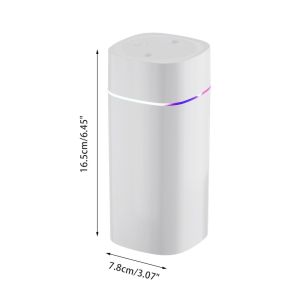 Large Capacity Humidifier Dual Spray Quiet Home Office Desk Car Humidifier Air Purifier Aromatpy