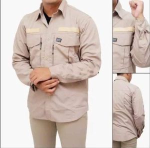 kemeja lapangan outdoor pria wanita tactical dinas lapangan kasual