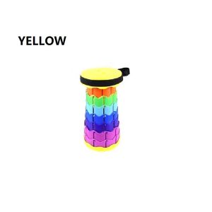 Portable Rainbow Colour Telescopic Adjustable Outdoor Folding Bench 可调节伸缩户外便携折叠彩虹板凳 (A)