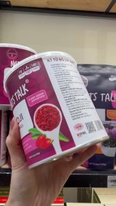 Kỷ tử - Hắc kỷ tử Nuts Talk Goji Berries 350g  Kỷ tử sấy khô - - Hỗ trợ kiểm soát cân nặng: Hỗ trợ quản lý cân nặng và kiểm soát mức đường huyết.  - Hỗ trợ sức khỏe não bộ: Giúp tăng cường trí nhớ tập trung và chức năng não khác.