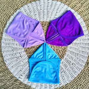 Seri Merah 12 Pcs Popok Bayi Baru Lahir Popok Ikat Kain Cuci Ulang 100% Kualitas Premium