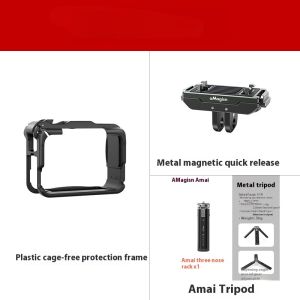 20250224  aMagisn for  Insta360 AcePro2/Ace/ACE PRO rabbit cage protection frame horizontal and vertical case 1.2M selfie stick storage bag tripod accessories