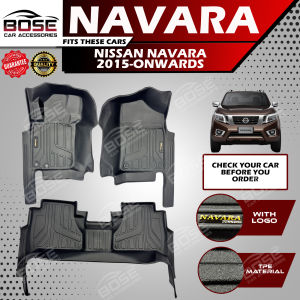 TPE Deep Dish Matting for Nissan Navara 2015 Onwards Model High Quality OEM Mats Car Floor Matting Bose Car Accessories Floor Liner