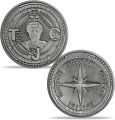 Cardinal Virtues Coin Stoic Challenge Coin Four Virtues Stoicism Medallion Daily Stoic Reminder Coin. 