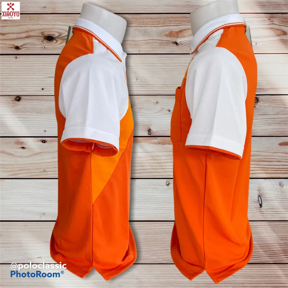 Uniform Orange Polo Shirt Design Orange And White Polo Shirts With