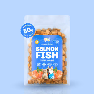 Furzee Salmon Freeze-Dried Treats for Dogs & Cats | All-Natural Pet Snack & Food Topper