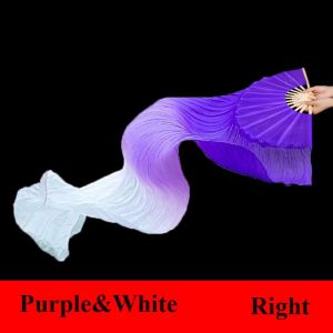 SPOUT Kid Women Belly Dancing Fan 150cm Gradient Color Practice Dancer Tool Sell Multicolors Square Dancing Dance Accessories