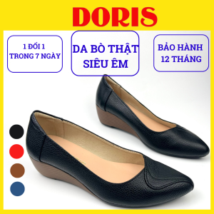Giày búp bê nữ đế xuồng 5cm DORIS DR502 da thật cao cấp mũi nhọn -FORM NHỎ ĐẶT TĂNG 1 SIZE - CÓ BẢO HÀNH- CÓ SIZE 40.