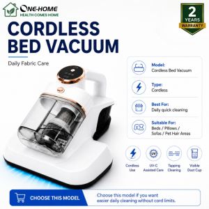 ONE HOME Dust Mite Vacuum Cleaner Bed Vacuum Cleaner For Mite With UV Mite Removal Cordless