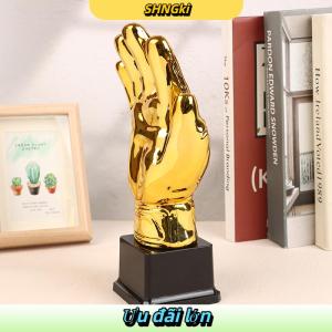 SHNGki Găng tay vàng bóng đá người chiến thắng Cúp vàng trophys thủ môn gamesoccer cạnh tranh dành cho người lớn găng tay trường trẻ em awardtrophies cup