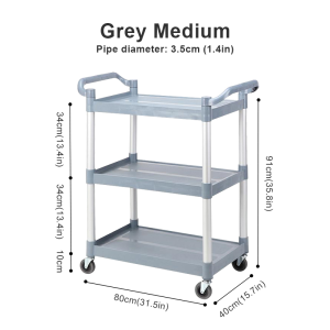 Stainless Steel Trolley Commercial Use 3 tier trolley cart trolley cart organizer food trolly cart