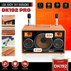 Loa Xách Tay Karaoke MTMAX DK192 Pro Bass 20 2 Trung 2 Treble Công Suất Đến 500W Chỉnh Bass Treble Echo Vererb Delay.. Cùng Công Nghệ Bass Boost Nghe Nhạc Căng Ấm Tiếng Lên Siêu Rõ