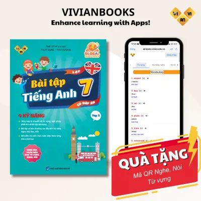 Bài tập tiếng Anh lớp 7 Kết nối tri thức Global Success 4 kỹ năng (Có đáp án) – ThS. Lê Vy – Ngoại ngữ Vivian