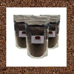 Flax Seeds - Imported from USA (source of dietary fiber and omega-3 fatty acids)