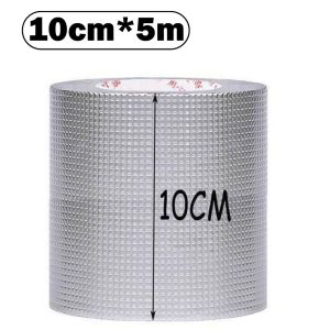 Professional Aluminum Foil Butyl Waterproof Tape – Strong Adhesive Roof Leak Repair Bathroom Crack Sealing Pipe & Gutter Waterproof