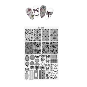 Professional Floral Nail Plates Metal Manicure Templates Reusable Nai Art Accessories For Salon Quality Designs