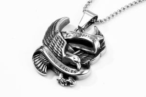 Ly eagle Philippine Eagles Knight Pendant Stainless Steel High quality necklace