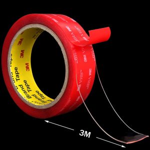 3M VHB 4910 Double Sided Tape High Temperature Transparent Clear Acrylic Foam Adhesive 1.0MM Thick for Car Office Home