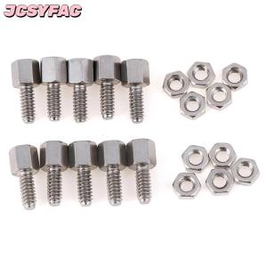 JCSYFAC 10 Bộ Bu Lông & đai ốc đầu tiêu đề 5 + 7mm Vít nối tiếp D-Sub VGA