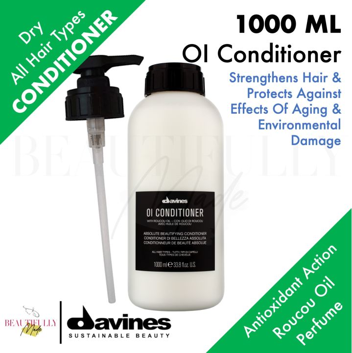Davines OI Conditioner 1000ml (with Pump) - For Shine Hydrating