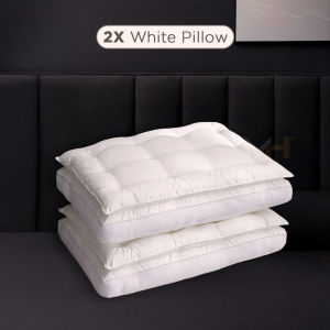 METAHOME Bantal Premium High-end Double Layer Pillow Soft Tidur Gebu Washable Silk Pillows Cool Feel