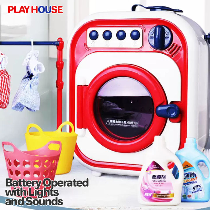 Battery Operated Kids Mini Washing Machine Amaflip Battery