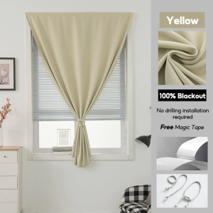 RACK丨100%Blackout Curtain Anti-UV blackout langsir tingkap murah decoration living room Bedroom Thermal insulated