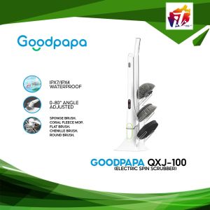 Goodpapa QXJ-100 Electric Spin Scrubber (Cordless Multi-Head Function Speed Control)