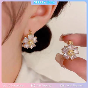 1 Set Classy Earrings Flower Pearl Sweet Unique Fashionable Classy Elegant New Style Earrings For Ladies Jewelry