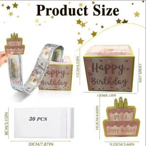 Happy Birthday Money Box Surprise Gift Idea For Friends Birthday Gift Boxes Packaging Surprise Box