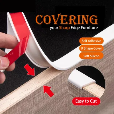 (LOCAL) Anti Collision Protective Corner Table Cabinet Furniture Seal Strip Self Adhesive Edge Banding Tape Cover Baby