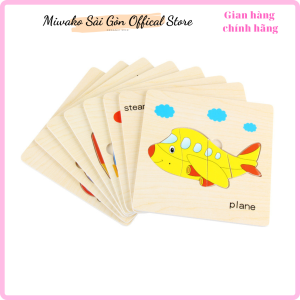 Bảng ghép hình gỗ cho bé