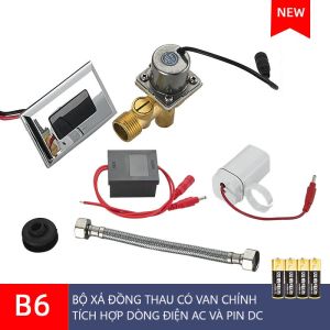Bộ Van Xả Cảm Ứng Cho Bồn Tiểu Nam - Van Xả Tiểu Tự Động