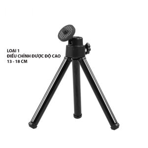 Chân Đỡ Webcam Giá 3 Chân Đỡ Máy Ảnh Bằng Kim Loại 14 cm