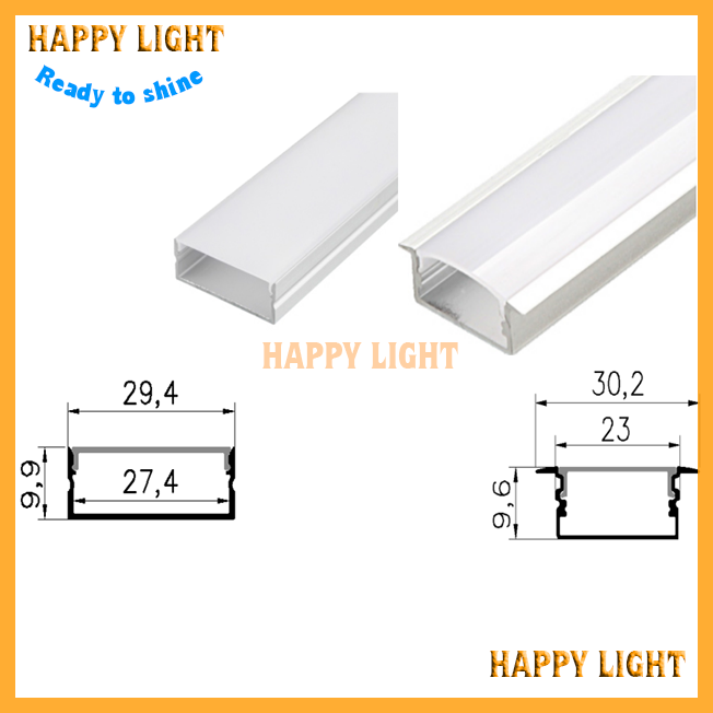 1 m Thanh nhôm đèn LED U30-10, T30-10, Thanh nhôm định hình LED, thanh ...