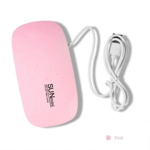 Portable Mini 6W UV LED Lamp Nail Polish Dryer White Pink Home Use 45s/60s Timer Setting Gel Nail Machine Beauty Nail Tool Sets