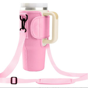 40oZ Water Bottle Carrier Bag Bottle Pouch Holder With Adjustable Shoulder Strap Neoprene Water Bottle Holder For Hiking Travelling Camping Goodsale