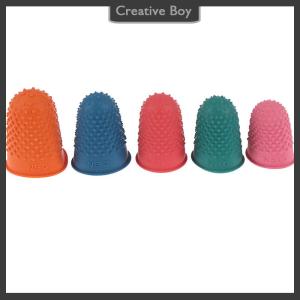 [Creative] 5 cái đếm nón cao su thimble bảo vệ may quilter đầu ngón tay thủ công