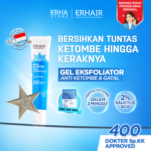 ERHAIR Scalperfect BHA & Allantoin Scalp Exfoliating Gel 30g - Gel eksfoliasi kulit kepala Anti Ketombe | 2% Salicylic Acid