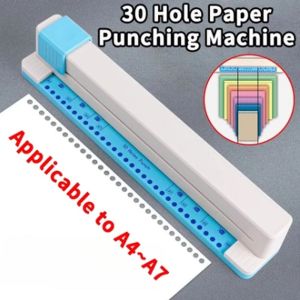 VOYUE Efficient Paper Punching Machine Lightweight 30 Hole Hole Punch High Quality Document Collar Punching Machine Office Supplies