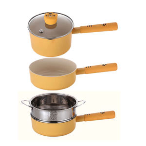 Neoflam Baby Tiger MilkPan Wok Steamer 16cm