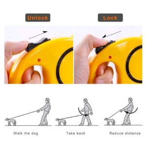 Tali Tuntun Anjing - kucing Otomatis 5 Meter Retractable Dog Leash