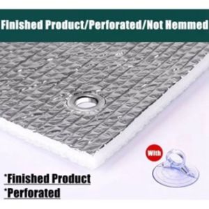 (พร้อมส่ง)​ ฟิล์มบังแดดอลูมิเนียมฟอยล์หนา ป้องกันรังสียูวี ฉนวนกันความร้อน ผ้าบังแดด