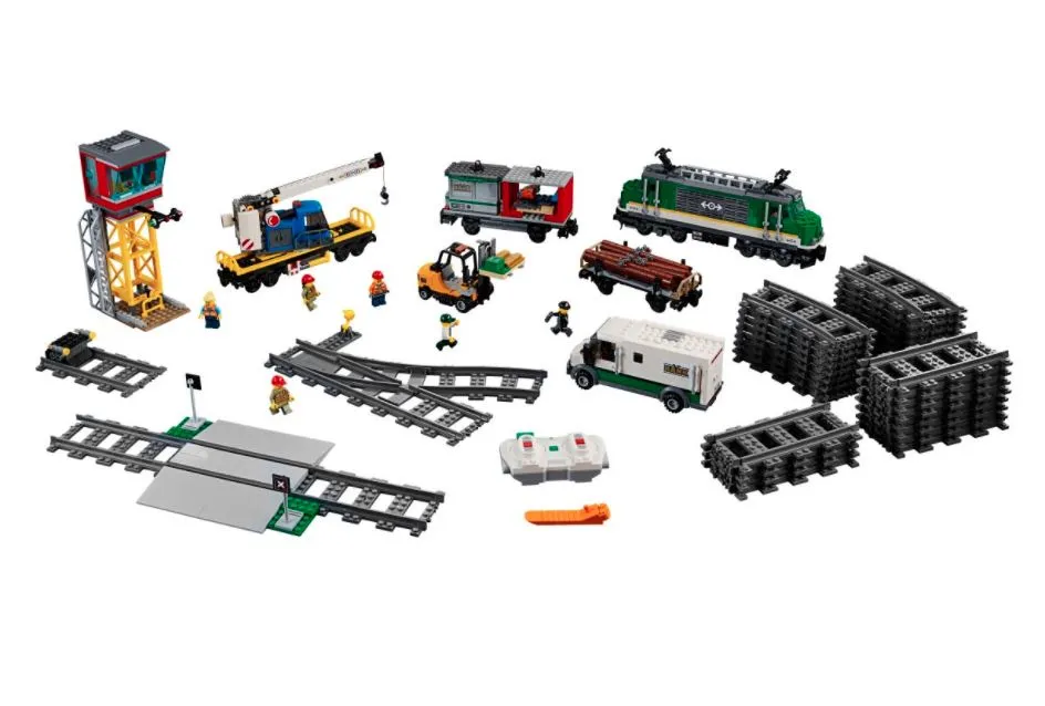 Lego City 60198 Cargo Train Set Lego 1226 Keping Mainan Lego Untuk