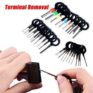 LMS70 Car Ejector Key Pin Crimp Connector Plug Extractor Kit Pin Extractor Kit  Retractor Terminal Removal Tools Car Hand Repair Tool