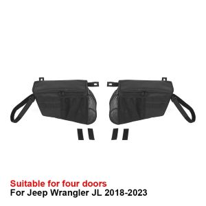 OnlyF U JeCar Car Trunk Side Storage Bag Oxford Cloth Organizer For Jeep Wrangler JL 2024 2018+ 2 or 4 doors Stowing Tidying Accessories B3K9H